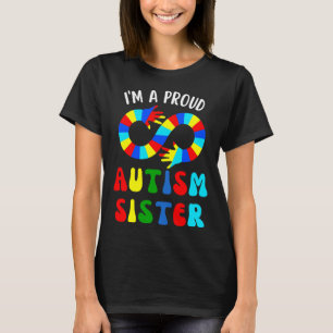 Ik ben een trotse zus Autisme bewustzijn Meisje Tr T-shirt