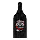 Ik ben een Trucker Snijplank (Voorkant)