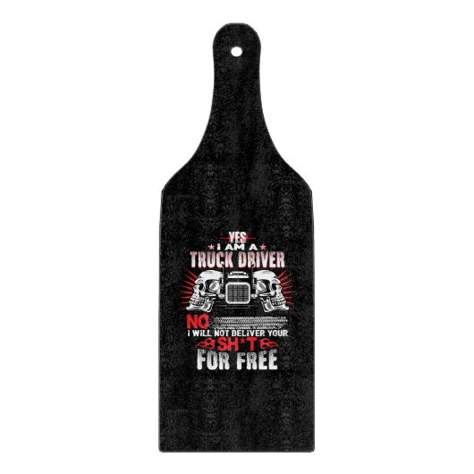 Ik ben een Trucker Snijplank (Voorkant)