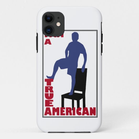 Ik ben een True American iPhone 5 Hoesje (Achterkant)