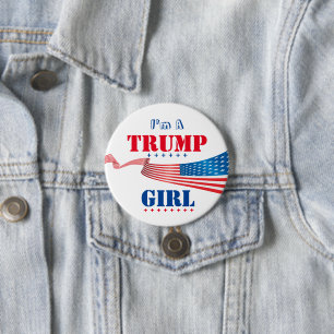 Ik ben een Trump Girl - Button