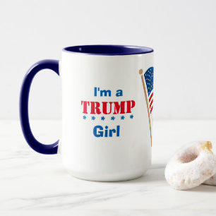 Ik ben een Trump meisje USA  Mok