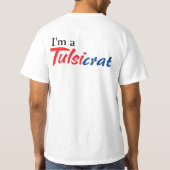 Ik ben een Tulsi-kat T-shirt (Achterkant)