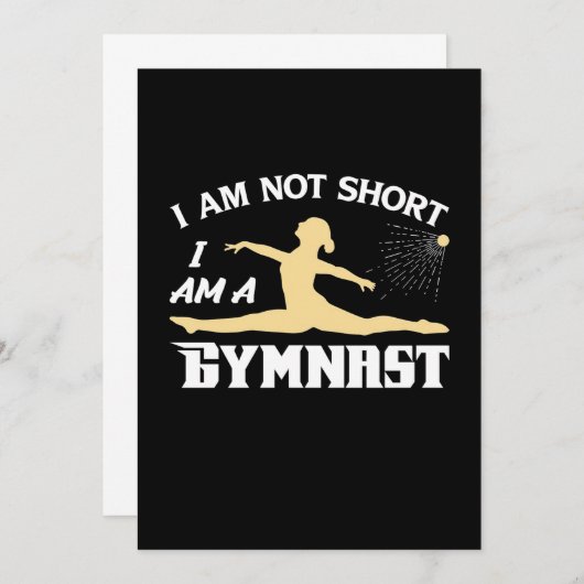 Ik Ben Een Turnster Kaart (Voorkant / Achterkant)