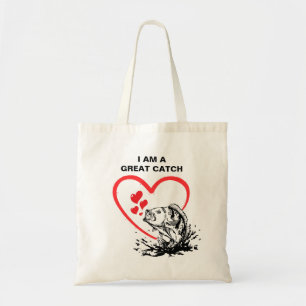IK BEN EEN UITSTEKENDE KANG Visliefhebber Tote Bag