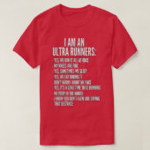 Ik ben een ultra-runner-trail en ultra-run t-shirt (Design voorkant)