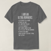 Ik ben een ultra-Runner Trail en ultra-Runner T-shirt (Design voorkant)