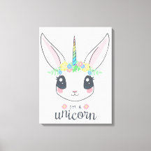 Ik ben een Unicorn Bunny (Cute Art for Girls)