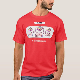 Ik ben een Unicorn Girl Cute Graphic T-shirt
