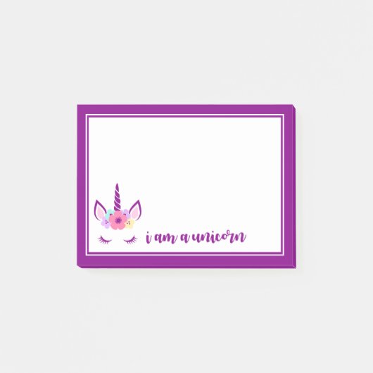 Ik ben een Unicorn Post-it® Notes (Voorkant)