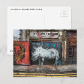 Ik ben een Unicorn, Shoreditch Graffiti (Londen) Briefkaart (Voorkant / Achterkant)
