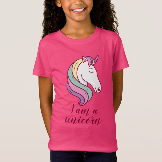 Ik ben een Unicorn T-shirt (Voorkant)