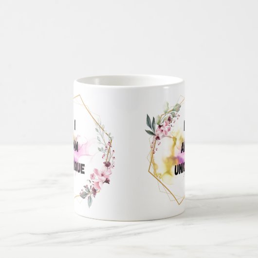 Ik ben een uniek mok ontwerp (Center)