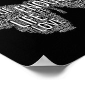 Ik ben een unieke sterke wet van aantrekkingskrach poster (Hoek)