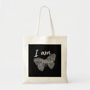 Ik ben een unieke sterke wet van aantrekkingskrach tote bag