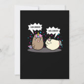 Ik ben een Unitato Unicorn Potato Funny Vegetable Kaart (Voorkant)