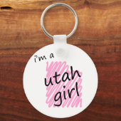 Ik ben een Utah Girl Sleutelhanger (Voorkant)