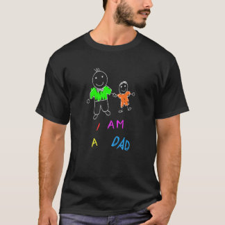 Ik ben een vader blij outfit voor papa t-shirt