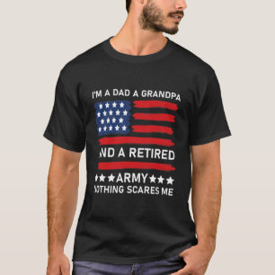 Ik ben een vader, een opa en een gepensioneerd leg t-shirt