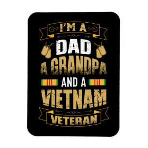 Ik ben een vader, een opa en een Vietnam Veteraan. Magneet