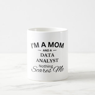 Ik ben een vader en een data-analist. Ik schrik er Koffiemok
