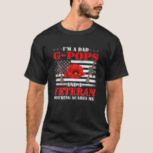 Ik ben een vader G poppen en een veteraan niets ma T-shirt