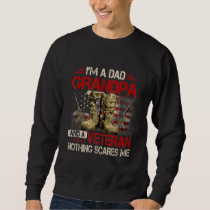 Ik ben een vader opa en een Veteraan-Amerikaanse v Trui