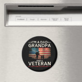 Ik ben een vader opa en een veteraan Cirkel Magneet (Insitu (Vaatwasser))