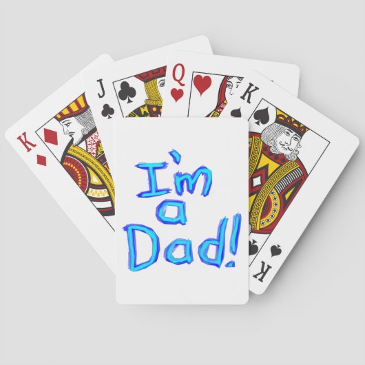 Ik ben een vader. pokerkaarten (Achterkant)