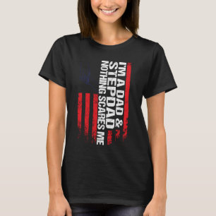 Ik ben een vader stiefvader niets maakt me bang st t-shirt