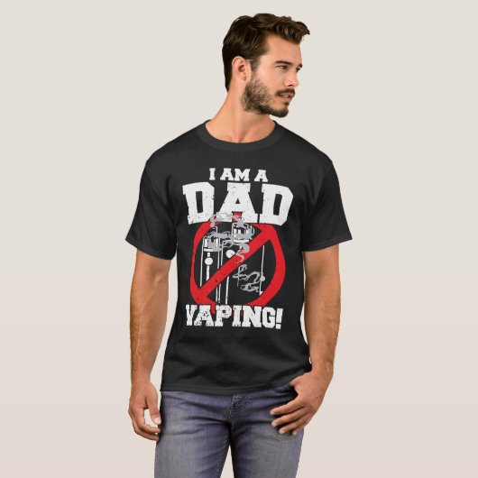 Ik ben een vader tegen het verdampen van strak oud t-shirt (Voorkant volledig)