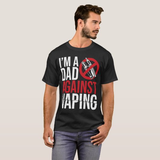 Ik ben een vader tegen het verdampen van strak oud t-shirt (Voorkant volledig)