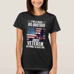 Ik ben een vader van een grote broer en een vetera t-shirt