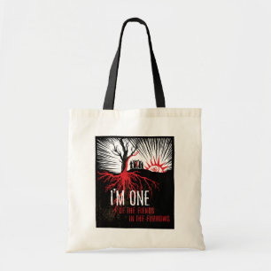 Ik ben een van de vrienden in de groeven - boom tote bag