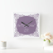 Ik ben één van een soort citaat vierkante klok (Huis)