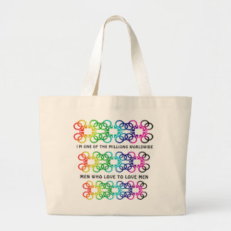 IK BEN ÉÉN VAN MILJOENEN Boodschappentas Grote Tote Bag