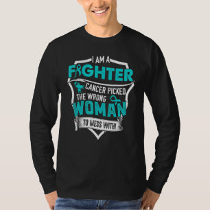 Ik ben een vechter Interstitiële Cystitis Awarenes T-shirt