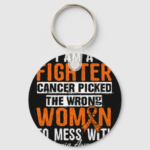 Ik ben een vechter leukemie bewustzijn 1 sleutelhanger