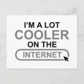 Ik ben een veel koeler op Internet Briefkaart (Voorkant)