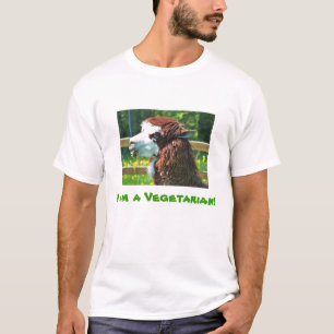 Ik ben een vegetarisch T-shirt
