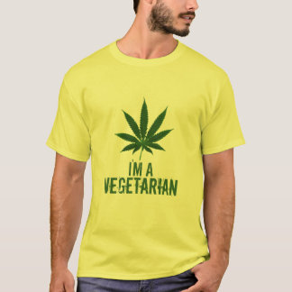 Ik ben een vegetarisch t-shirt
