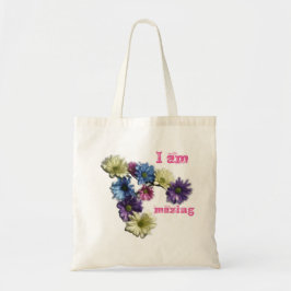 Ik ben een verbazingwekkende bloembevestiging tote bag