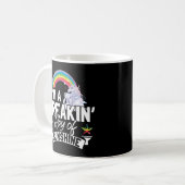 Ik ben een verdomde straal van Sunshine Rainbow Ee Koffiemok (Voorkant links)