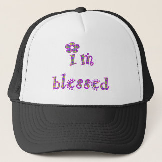 Ik ben een verholen spelvormig ontwerp trucker pet