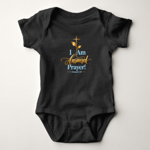Ik ben een verhoorde gebeds Christelijke baby-bo Romper