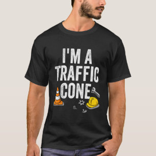 Ik ben een verkeerskegel volwassen Kinder kostuum T-shirt