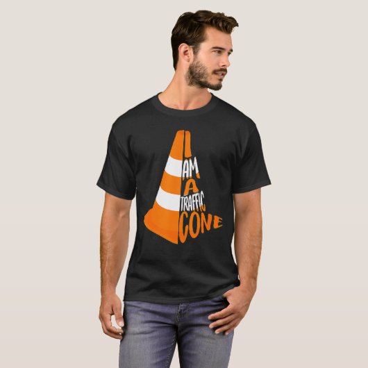 Ik ben een verkeersklusje, eenvoudig kostuum t-shirt (Voorkant volledig)