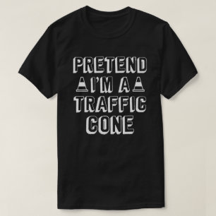 Ik ben een Verkeerskone Easy Halloween Costume. T-shirt