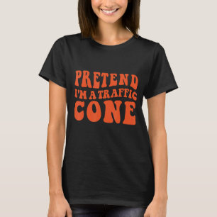 Ik ben een verkeerskonenkostuum van de laatste min t-shirt