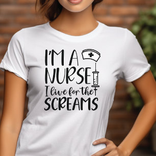 Ik Ben Een Verpleegkundige Ik Leef Voor De Schreeu Tri-Blend Shirt